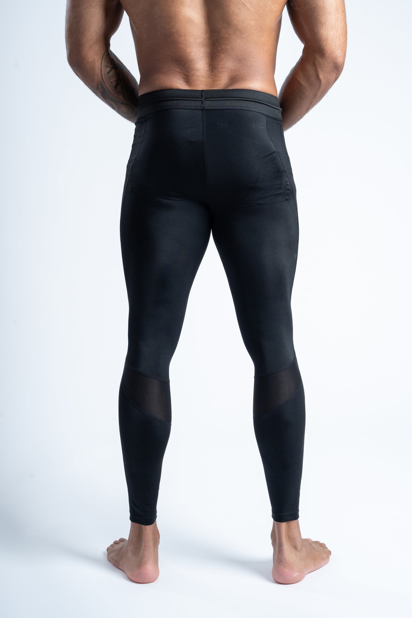 Base layer Compression Leggings V2 Black Back Shot