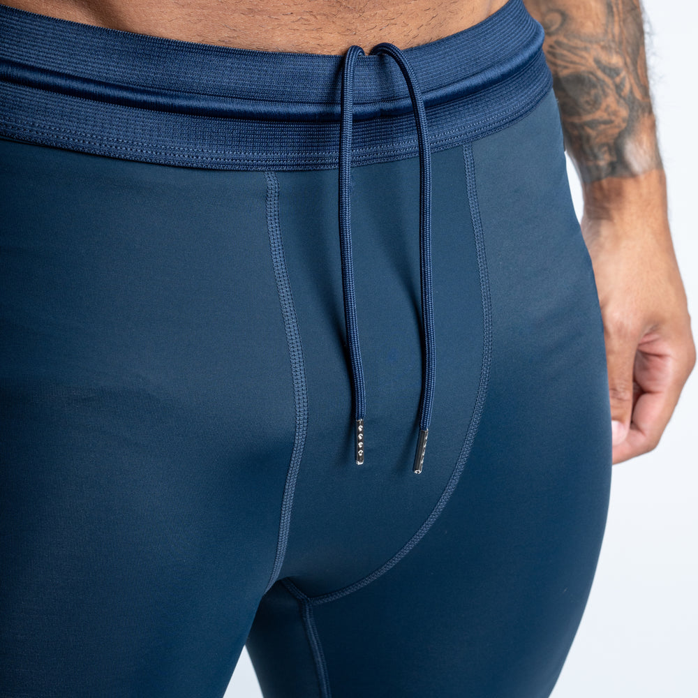 
                  
                    Base layer Compression Leggings V2 Navy Draw String Detail
                  
                