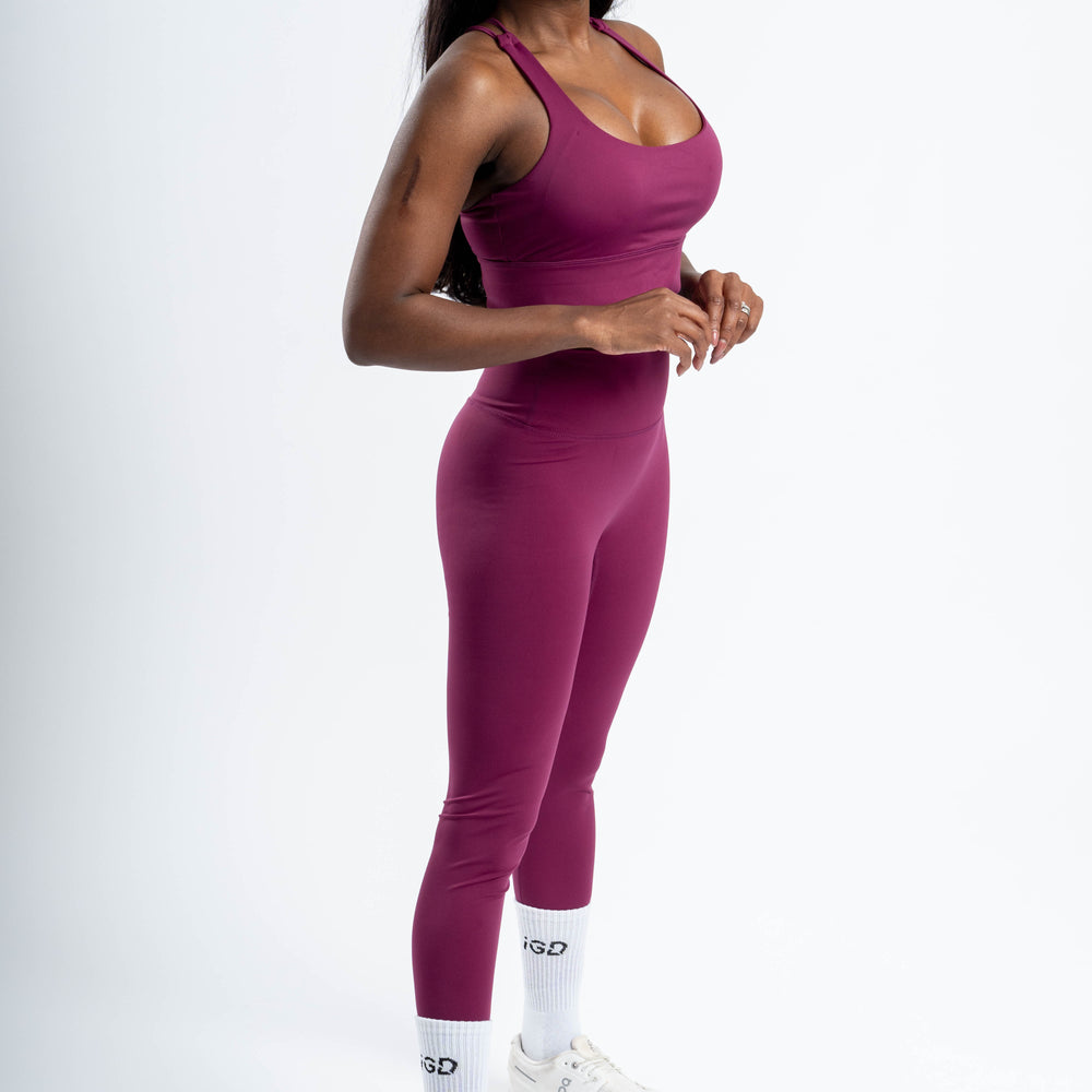 Cherry Seamless Sculpt Legging Full Outfit