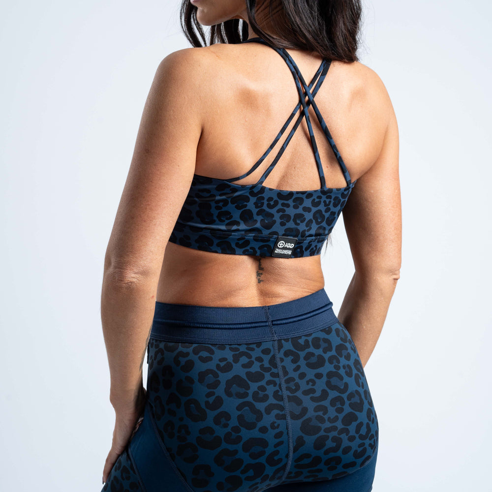 
                  
                    Navy Leopard Active Bra Back Straps
                  
                