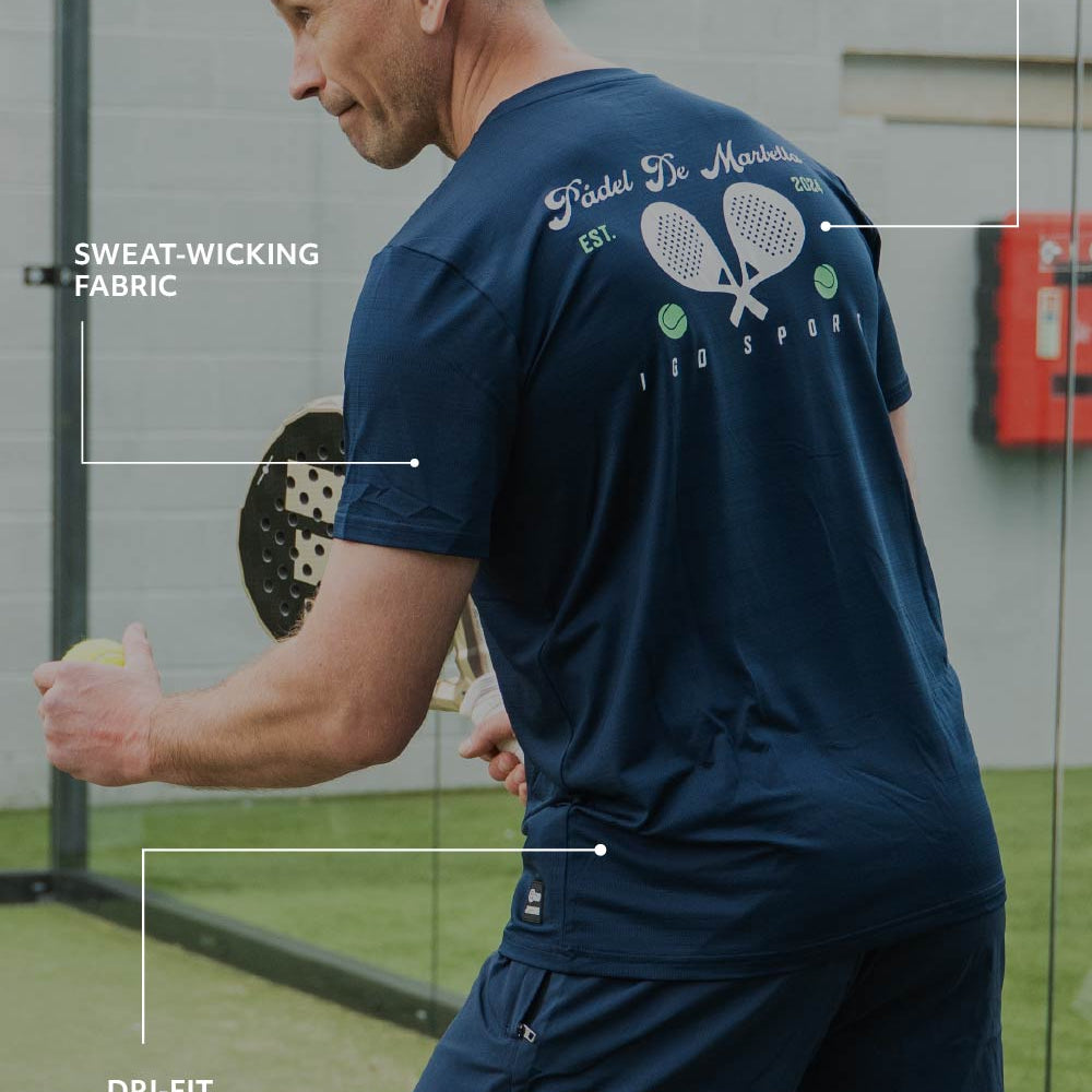 Padel Dri-Fit T-Shirt Black – IGD Sport