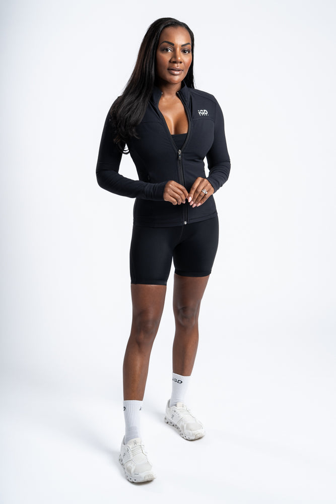 
                  
                    Womens Zipped Compression Jacket 
                  
                