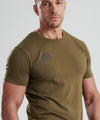 Men's Athletic Fit T-Shirt | Olive Green | Overlay T-Shirt